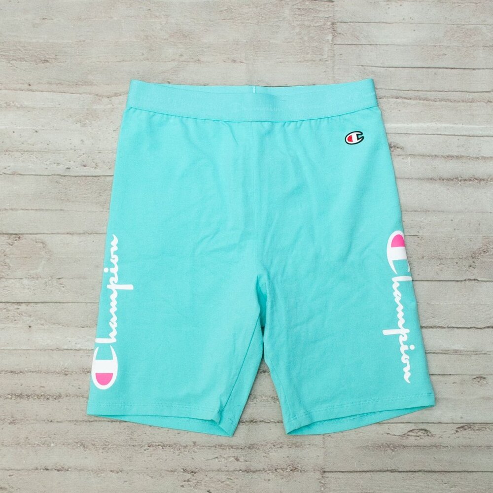 NWT Champion Everyday Bike Shorts in Light Sea size M